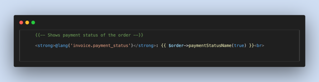 code-snapshot-hide-order-status